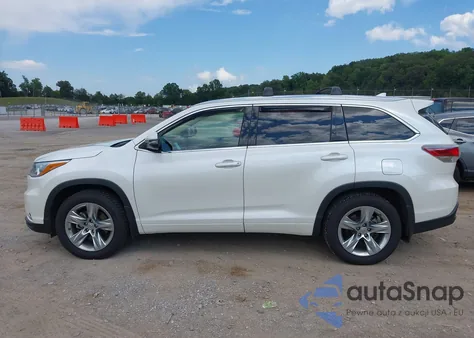 2015 Toyota Highlander Limited Platinum V6 z USA, uszkodzony, nr VIN 5TDDKRFH1FS157068